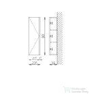 TBoss Jana F80 1 ajtós kiegészítő szekrény, push open jobbos nyitással 091230102