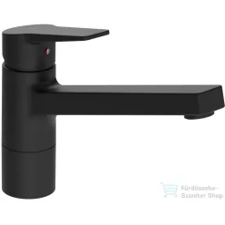   Hansa Hansatwist Protec mosogató csaptelep,matt fekete 0914228333