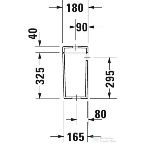 Duravit STARCK 3 monoblokkos wc tartály Wondergliss bevonattal,6/3L,vízbekötés balra alul,09201000051