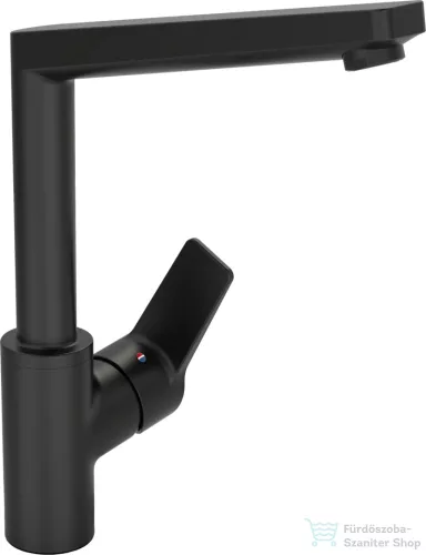 Hansa Hansatwist Protec mosogató csaptelep,matt fekete 0920220333