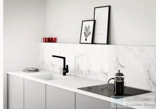 Hansa Hansatwist Protec mosogató csaptelep,matt fekete 0920220333