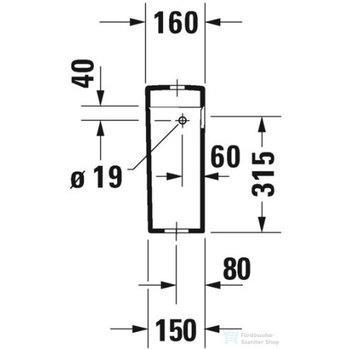 Duravit HAPPY D.2 monoblokkos wc tartály,oldalsó vízbekötés jobbra,vagy balra 0934000085