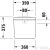 Duravit D-CODE  monoblokkos wc tartály 6/3L,vízbekötés jobbra,vagy balra,0940000004