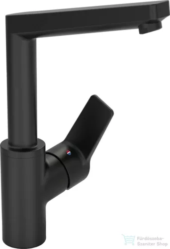Hansa Hansatwist mosdó csaptelep leeresztő nélkül,matt fekete 0955220333