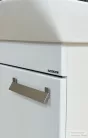 PinoArt Neon 45 Fehér Függesztett egyajtós Fürdőszoba bútor ,kerámia mosdóval kompletten Soft-Close zárodással(45*56,5*41,5 cm)  0969/19045