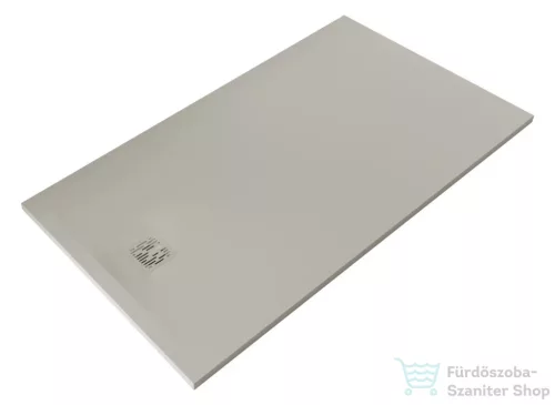 Kludi TERRA 160x90 cm-es RAKSOLID zuhanytálca szifon nélkül, matt világosszürke 09DW05O2