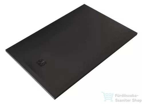Kludi TERRA 140x90 cm-es RAKSOLID zuhanytálca szifon nélkül, matt fekete 09DW0639