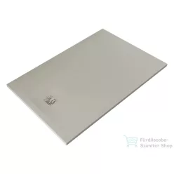   Kludi TERRA 140x90 cm-es RAKSOLID zuhanytálca szifon nélkül, matt világosszürke 09DW06O2