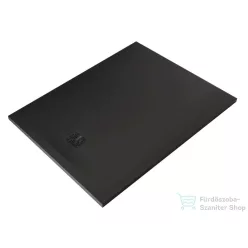   Kludi TERRA 120x90 cm-es RAKSOLID zuhanytálca szifon nélkül, matt fekete 09DW0739