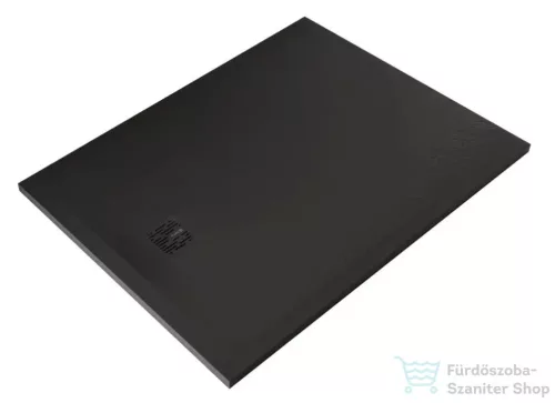 Kludi TERRA 120x90 cm-es RAKSOLID zuhanytálca szifon nélkül, matt fekete 09DW0739