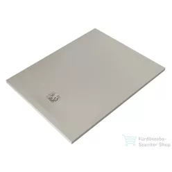   Kludi TERRA 120x90 cm-es RAKSOLID zuhanytálca szifon nélkül, matt világosszürke 09DW07O2