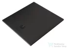 Kludi TERRA 100x90 cm-es RAKSOLID zuhanytálca szifon nélkül, matt fekete 09DW0839