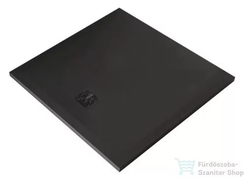 Kludi TERRA 90x90 cm-es RAKSOLID zuhanytálca szifon nélkül, matt fekete 09DW0939