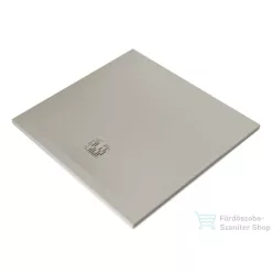   Kludi TERRA 90x90 cm-es RAKSOLID zuhanytálca szifon nélkül, matt világosszürke 09DW09O2