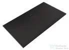 Kludi TERRA 170x90 cm-es RAKSOLID zuhanytálca szifon nélkül, matt fekete 09DW2239