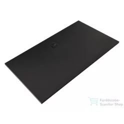   Kludi TERRA 170x90 cm-es RAKSOLID zuhanytálca szifon nélkül, matt fekete 09DW2239