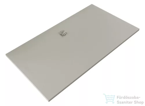 Kludi TERRA 170x90 cm-es RAKSOLID zuhanytálca szifon nélkül, matt világosszürke 09DW22O2