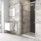 Ravak BLIX BLDP2-100 100 cm-es tolóajtó,Szatén+Transparent 0PVA0U00Z1
