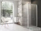 Ravak BLIX BLDP2+BLPS 110x80 cm-es tolóajtós zuhanykabin,Fehér+grape 0PVD0100ZGSET110BLPS80