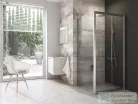Ravak BLIX BLDP2+BLPS 110x80 cm-es tolóajtós zuhanykabin,szatén/transparent 0PVD0U00Z1SET110BLPS80