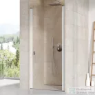Ravak CHROME CSD1-80 80 cm-es zuhanyajtó,Fehér+transparent 0QV40100Z1