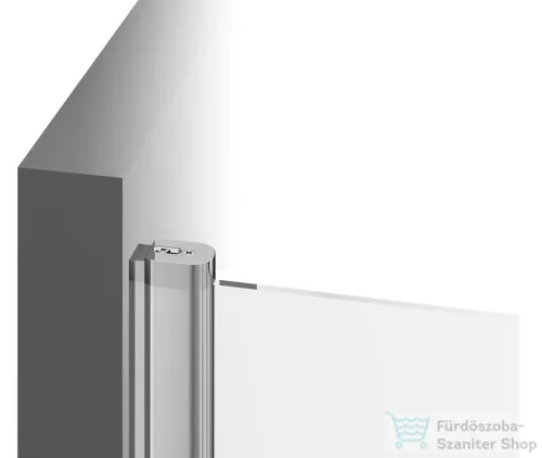 Ravak CHROME CSD1-80 80 cm-es zuhanyajtó,fényes alumínium+transparent 0QV40C00Z1