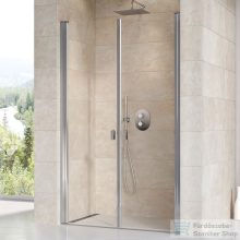   Ravak CHROME CSDL2-90 90 cm-es zuhanyajtó,fényes alumínium+transparent 0QV7CC0LZ1