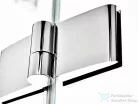 Ravak SMARTLINE SMSD2+SMPS 120x80 cm-es nyílóajtós,balos zuhanykabin fix oldalfallal,króm/transparent 0SLGBA00Z1SET120SMPS80