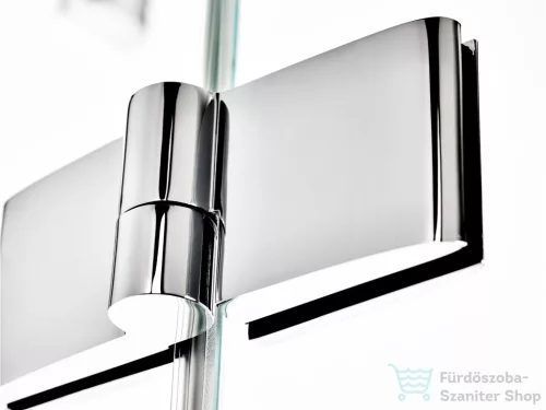Ravak SMARTLINE SMSD2+SMPS 90x90 cm-es nyílóajtós,jobbos zuhanykabin fix oldalfallal,króm/transparent 0SP7BA00Z1SET90SMPS90