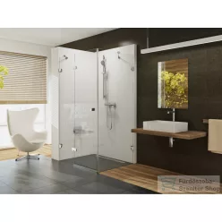   Ravak BRILLIANT BSDPS 100x80 cm-es balos nyílóajtós zuhanykabin,króm/transparent,0ULA4A00Z1SET