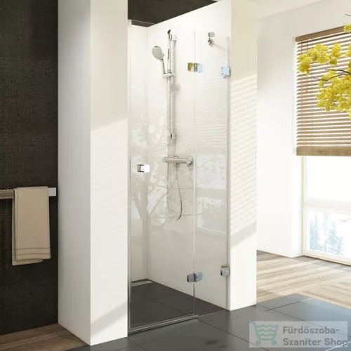 Ravak BRILLIANT BSD2-90 A-Jobb nyílóajtó zsanérok és merevítő (B-SET) nélkül,Króm+Transparent 0UP7AA00Z1