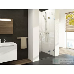   Ravak Brilliant BSD2 90 A 90 cm-es jobbos zuhanyajtó,króm/transparent 0UP7AA00Z1SET