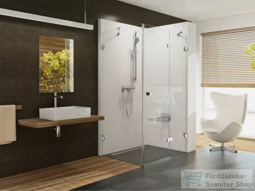 Ravak BRILLIANT BSDPS 100x100 cm-es jobbos nyílóajtós zuhanykabin,króm/transparent,0UPA0A00Z1SET