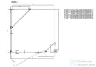 Ravak BRILLIANT BSDPS-100/80 100x80 cm-es jobbos nyílóajtós zuhanykabin zsanér,fogantyú,merevítő (B-SET) nélkül,króm+transparent,0UPA4A00Z1