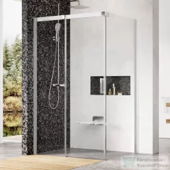   Ravak MATRIX MSDPS-110/80 B 110x80 cm-es balos tolóajtós zuhanykabin,Szatén+transparent 0WLD4U00Z1