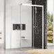 Ravak MATRIX MSDPS-120/90 J 120x90 cm-es jobbos tolóajtós zuhanykabin,Fehér+transparent 0WPG7100Z1