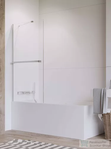 Radaway Idea PNJ II 50 kádparaván törölközőtartóval, króm 10001050-01-01W