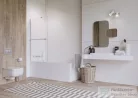 Radaway Idea PNJ II 60 kádparaván törölközőtartóval, króm 10001060-01-01W