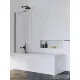 Radaway Idea PNJ II 70 kádparaván, fekete 10001070-54-01