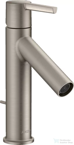 Hansgrohe AXOR STARCK 100 mosdó csaptelep automata leeresztővel, rozsdamentes acél hatású 10001800