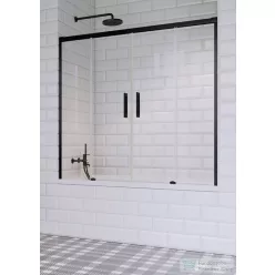   Radaway Idea Black PN DWD 160 kádparaván fekete 10004160-54-01