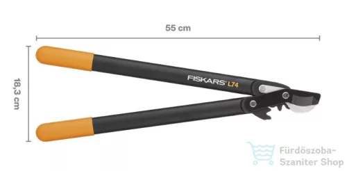 Fiskars PowerGear L74 fogaskereskes ágvágó horgos fejjel 1000582