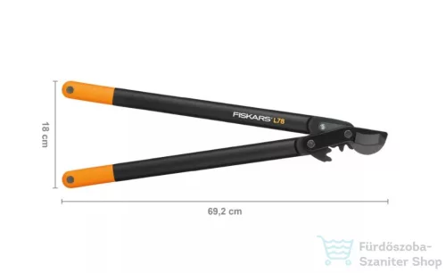 Fiskars PowerGearX™ L78 fogaskerekes horgos ágvágó 1000584