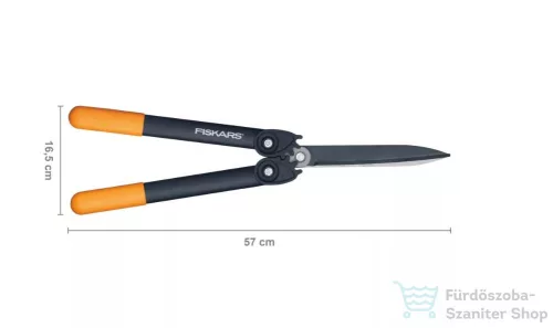 Fiskars PowerGear™ HS72 fogaskerekes sövénynyíró olló 1000596