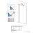 Radaway Modo New Black PNJ Frame 50 kádparaván 10006050-54-56