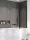 Radaway Nes PND II 110J jobbos kádparaván, fekete 10009110-54-01R