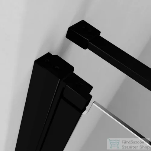Radaway Nes Black PND I 100 kádparaván fekete jobbos 10010100-54-01R
