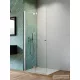 Radaway Nes Walk-in KDD-B 100 zuhanyfal, króm profil, balos 10024100-01-01L