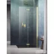 Radaway Nes Walk-in KDD-B 100 zuhanyfal, szálcsiszolt arany profil, jobbos 10024100-99-01R