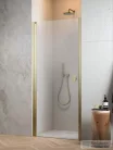Radaway Nes Brushed Gold DWJ-I 80 zuhanyajtó, szálcsiszolt arany profil, balos 10026080-99-01L